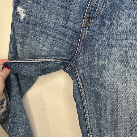 One Teaspoon Freebird Awesome Baggies Low Waist Relaxed Leg Fray Hem Jeans 26 - Picture 11 of 16